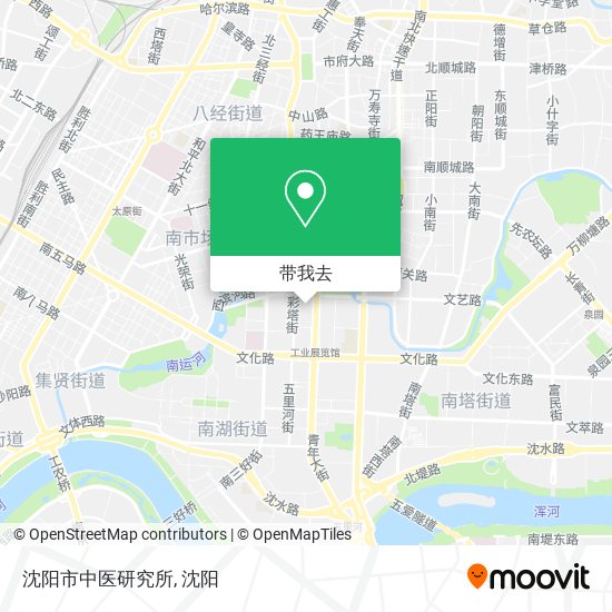 沈阳市中医研究所地图