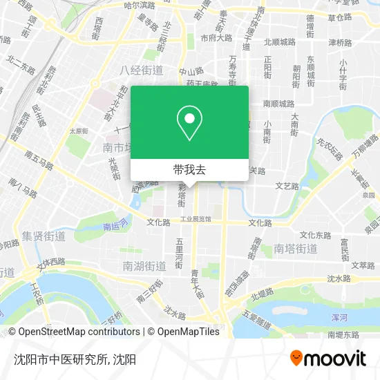 沈阳市中医研究所地图