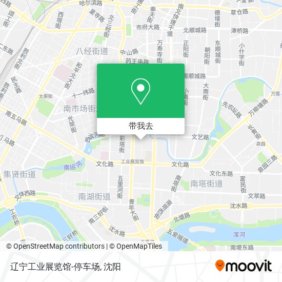 辽宁工业展览馆-停车场地图