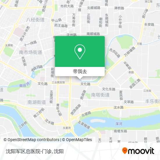 沈阳军区总医院-门诊地图