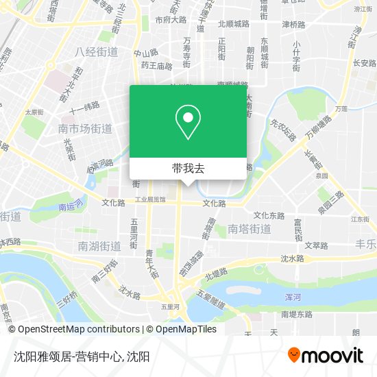 沈阳雅颂居-营销中心地图