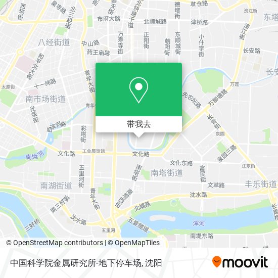 中国科学院金属研究所-地下停车场地图