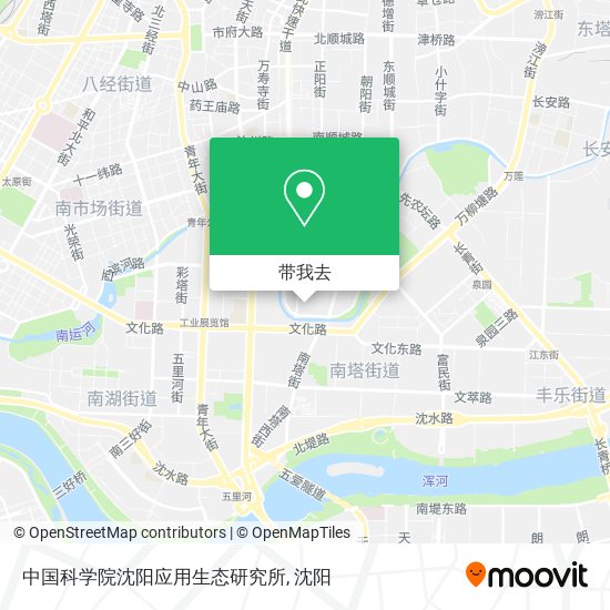 中国科学院沈阳应用生态研究所地图
