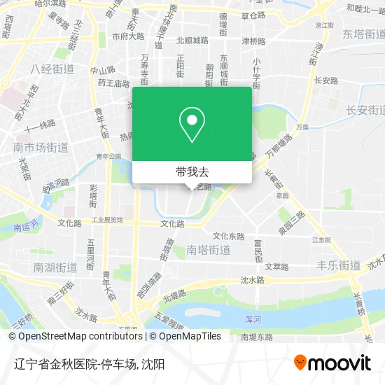 辽宁省金秋医院-停车场地图