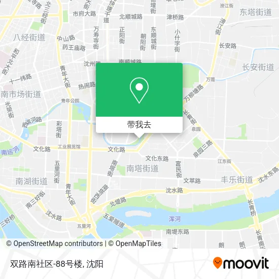 双路南社区-88号楼地图