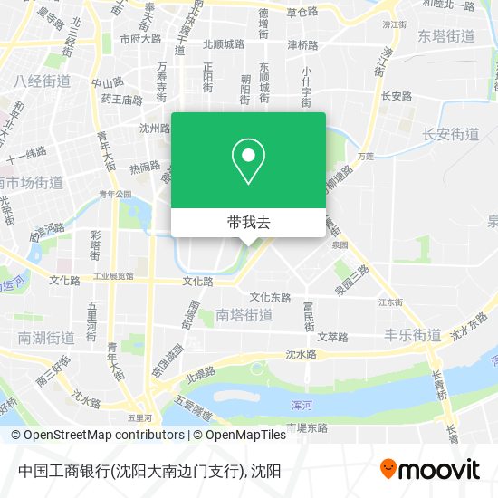 中国工商银行(沈阳大南边门支行)地图