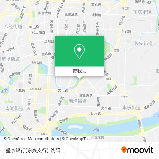 盛京银行(东兴支行)地图
