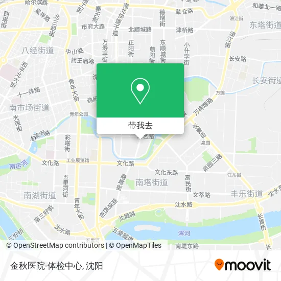 金秋医院-体检中心地图