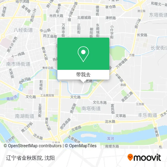 辽宁省金秋医院地图