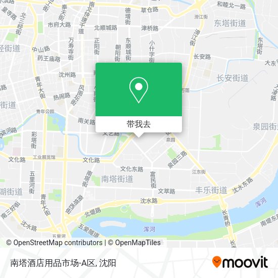 南塔酒店用品市场-A区地图