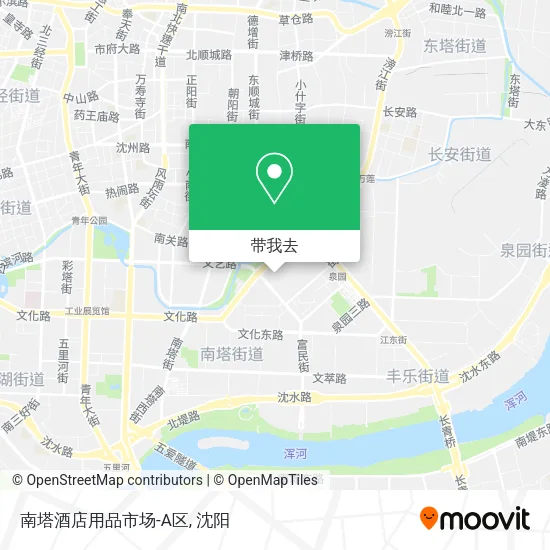 南塔酒店用品市场-A区地图
