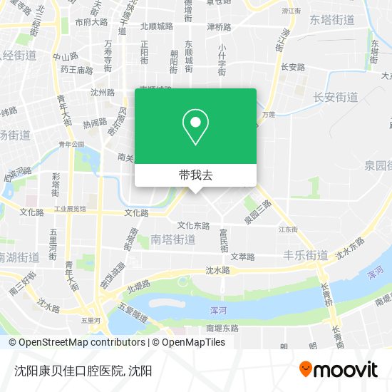沈阳康贝佳口腔医院地图