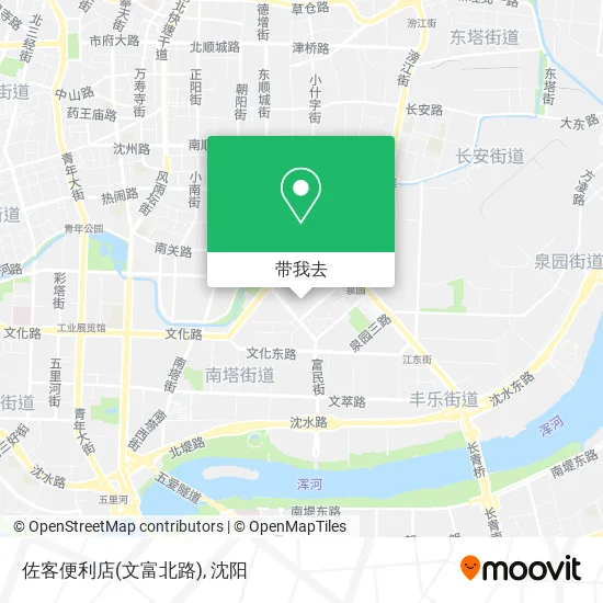 佐客便利店(文富北路)地图