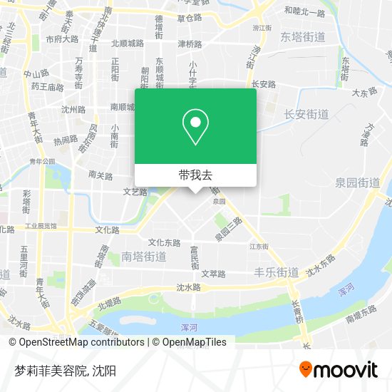 梦莉菲美容院地图