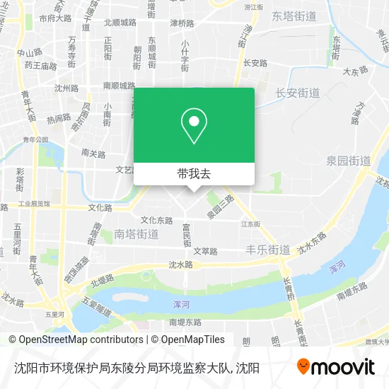 沈阳市环境保护局东陵分局环境监察大队地图