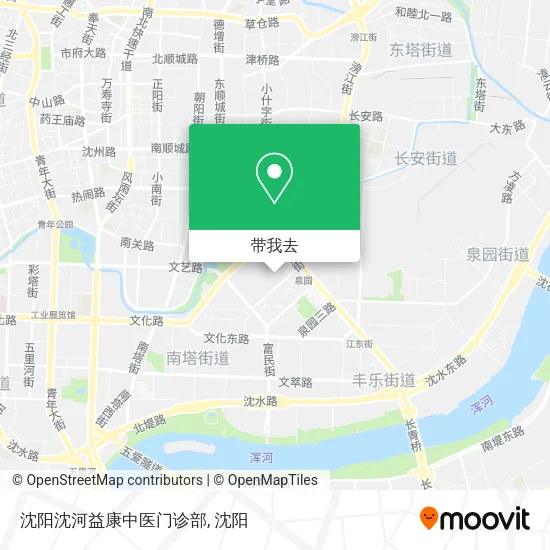 沈阳沈河益康中医门诊部地图