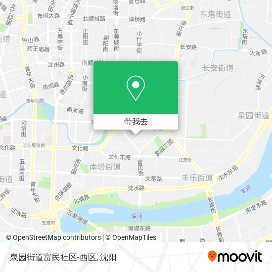泉园街道富民社区-西区地图