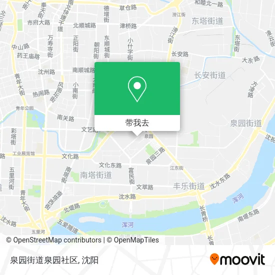 泉园街道泉园社区地图