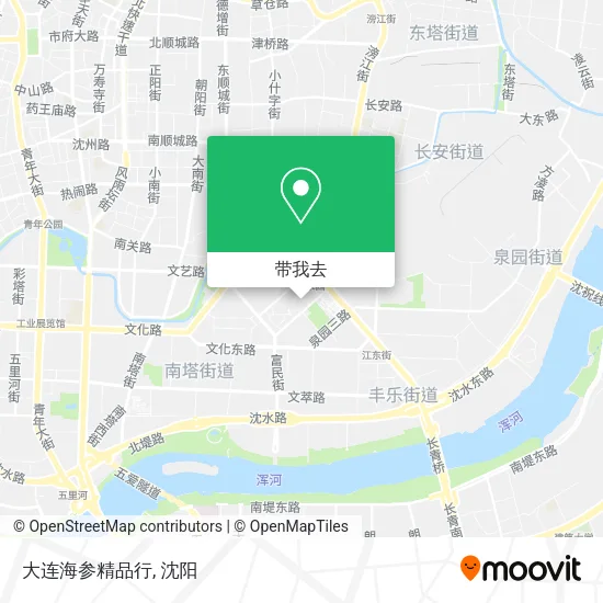 大连海参精品行地图