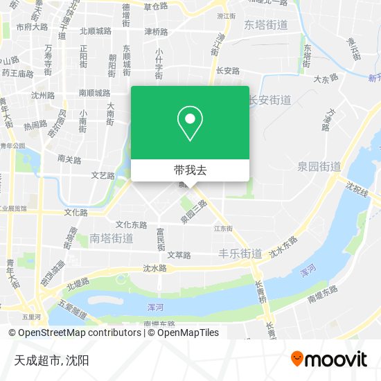 天成超市地图