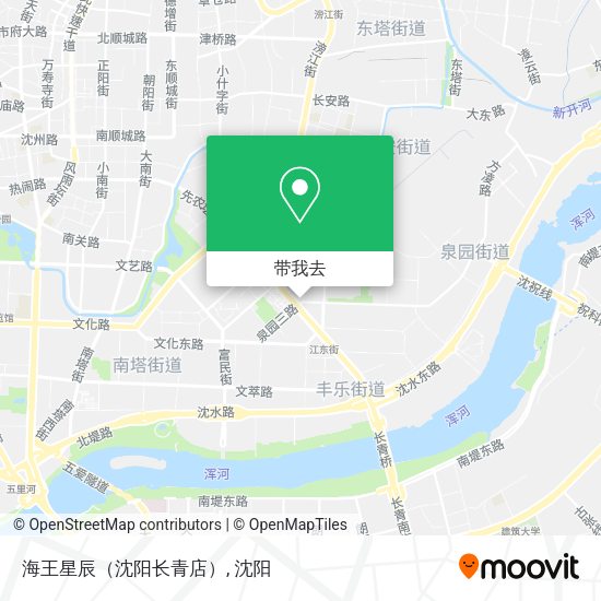 海王星辰（沈阳长青店）地图