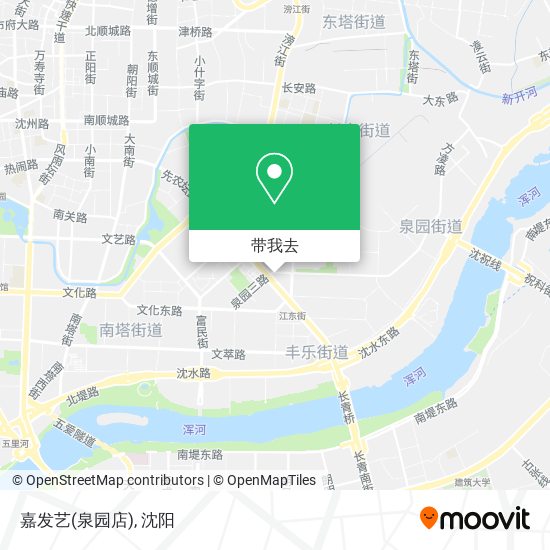 嘉发艺(泉园店)地图