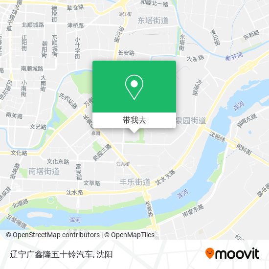 辽宁广鑫隆五十铃汽车地图