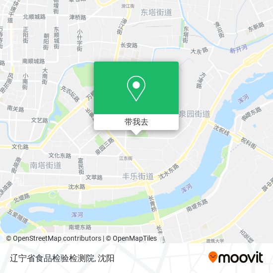 辽宁省食品检验检测院地图