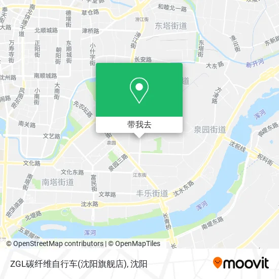 ZGL碳纤维自行车(沈阳旗舰店)地图