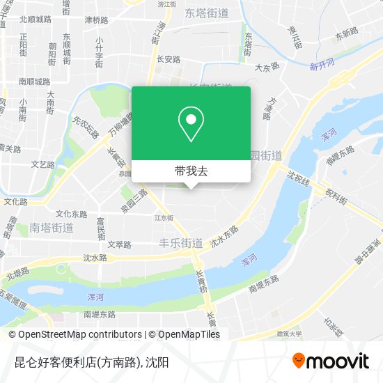 昆仑好客便利店(方南路)地图