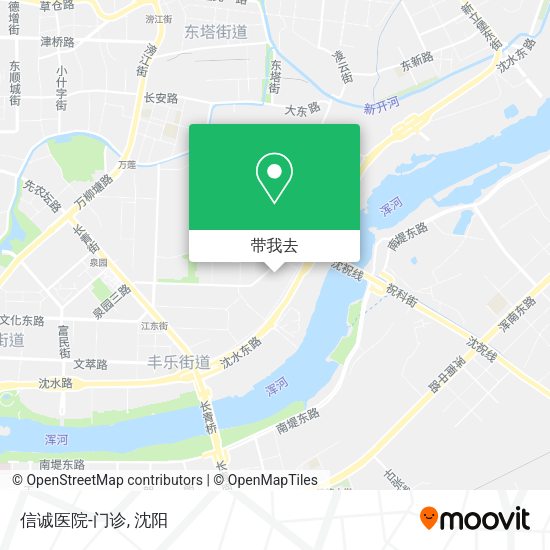 信诚医院-门诊地图