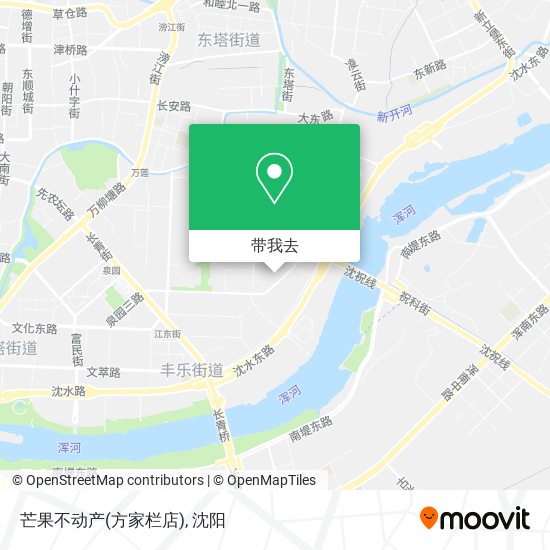 芒果不动产(方家栏店)地图