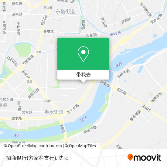招商银行(方家栏支行)地图