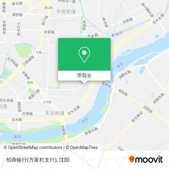 招商银行(方家栏支行)地图