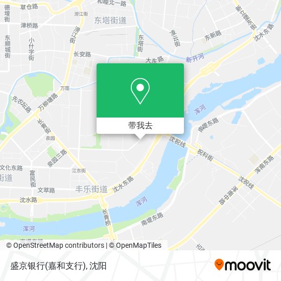 盛京银行(嘉和支行)地图