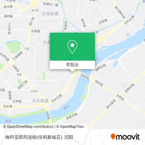 御药堂医药连锁(佳和新城店)地图