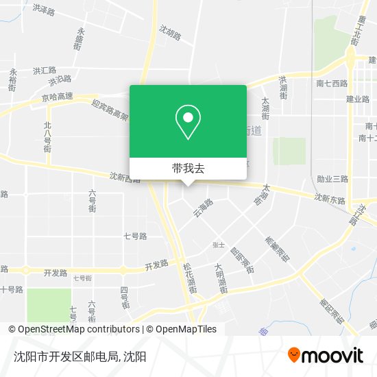 沈阳市开发区邮电局地图