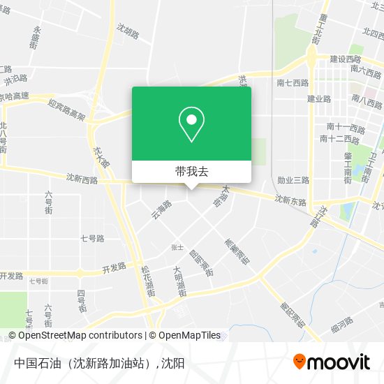 中国石油（沈新路加油站）地图