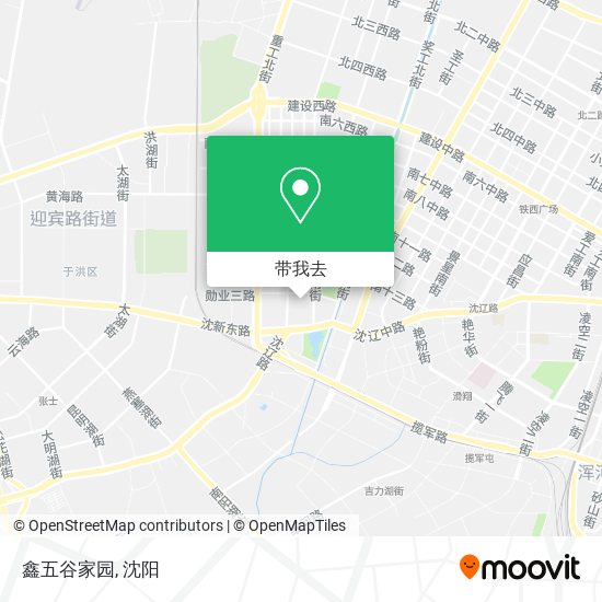 鑫五谷家园地图