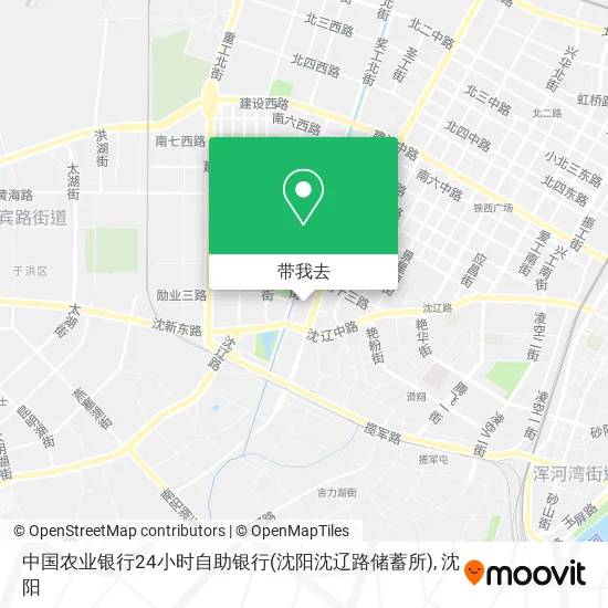 中国农业银行24小时自助银行(沈阳沈辽路储蓄所)地图