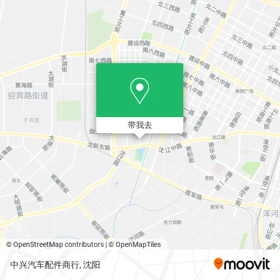 中兴汽车配件商行地图