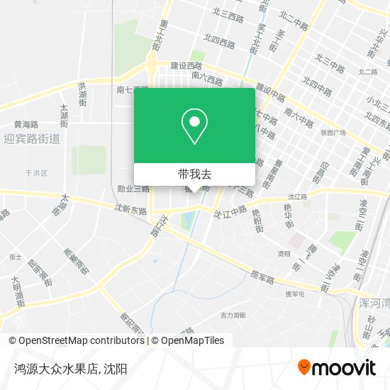 鸿源大众水果店地图