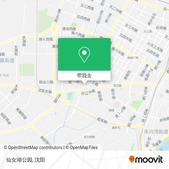 仙女湖公园地图
