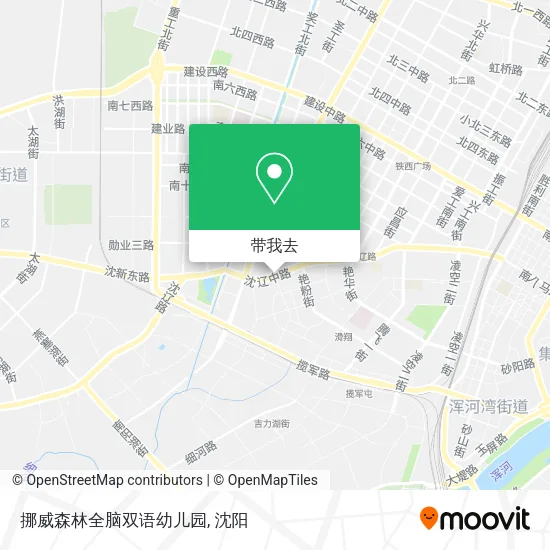 挪威森林全脑双语幼儿园地图