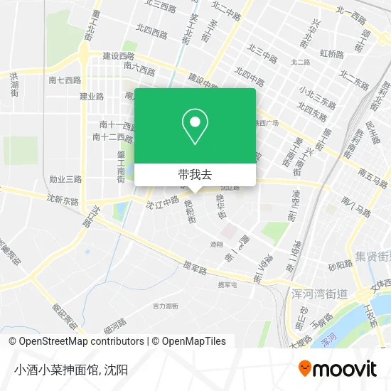 小酒小菜抻面馆地图