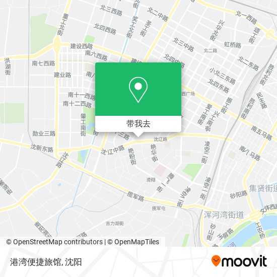 港湾便捷旅馆地图