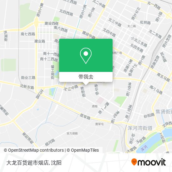 大龙百货超市烟店地图