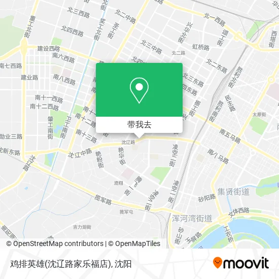 鸡排英雄(沈辽路家乐福店)地图