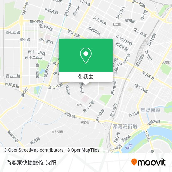 尚客家快捷旅馆地图