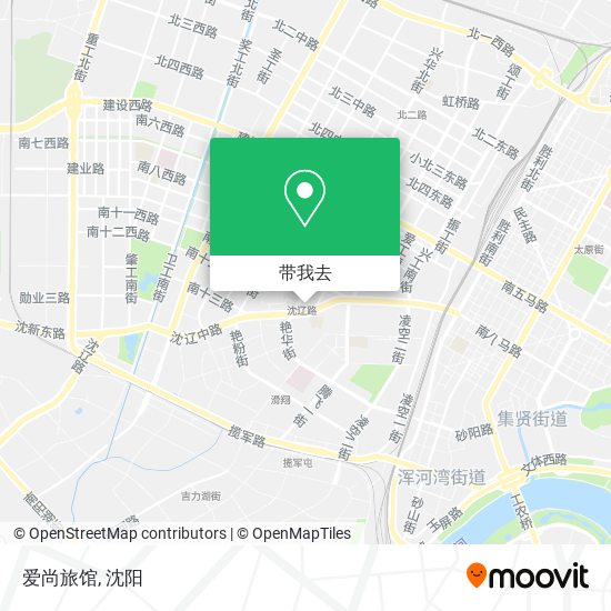 爱尚旅馆地图